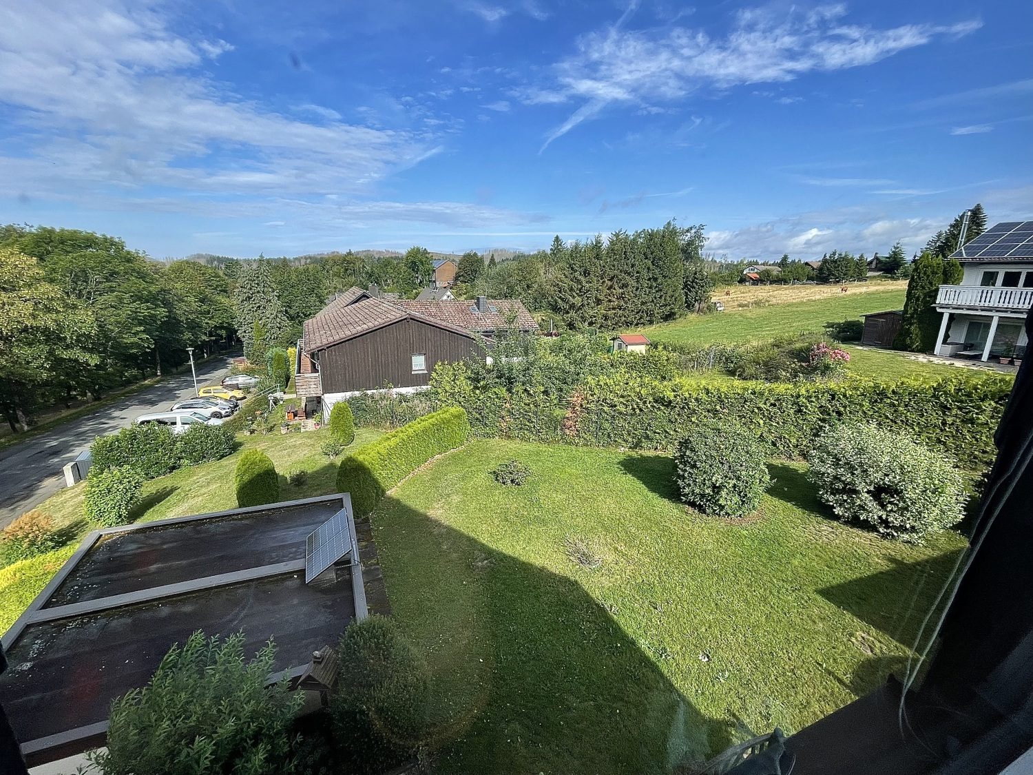 Blick über den Garten